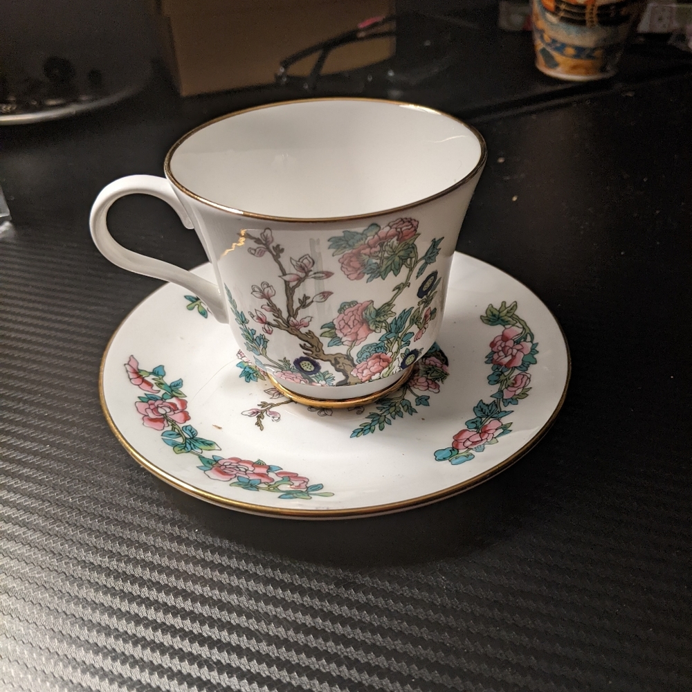 Indian Tree Crown Trent Teacup and Saucer